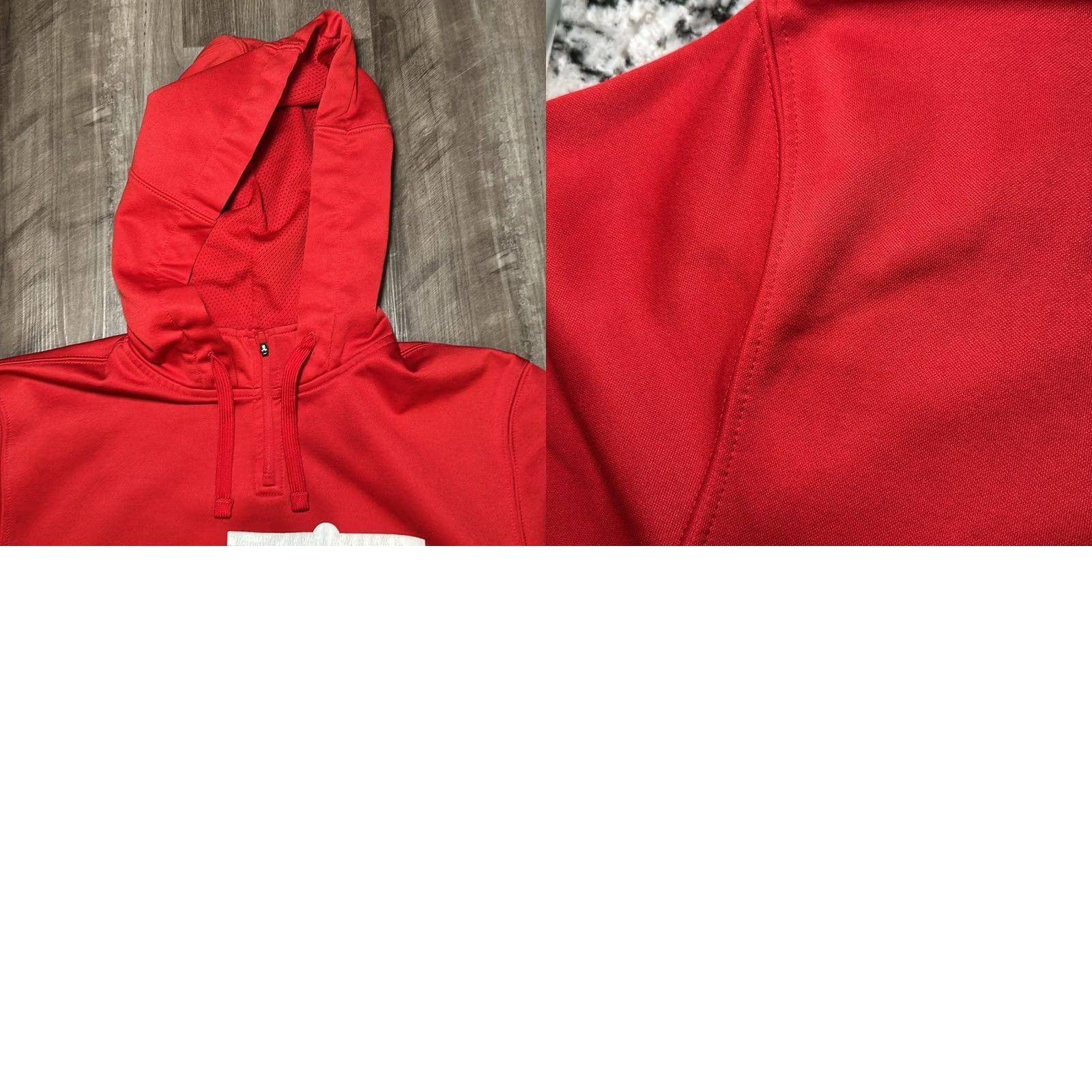 Vintage Majestic Cincinnati Reds Get Your ‘Stache On Hoodie Pullover Mens M Red Size US M / EU 48-50 / 2 - 8 Thumbnail