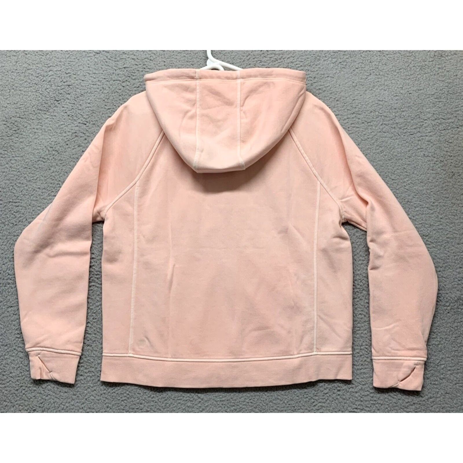 Vintage New All In Motion Women's XL Fleece Jacket Hooded Full Zip 2-Pockets Peachy Pink Size XL / US 12-14 / IT 48-50 - 6 Thumbnail