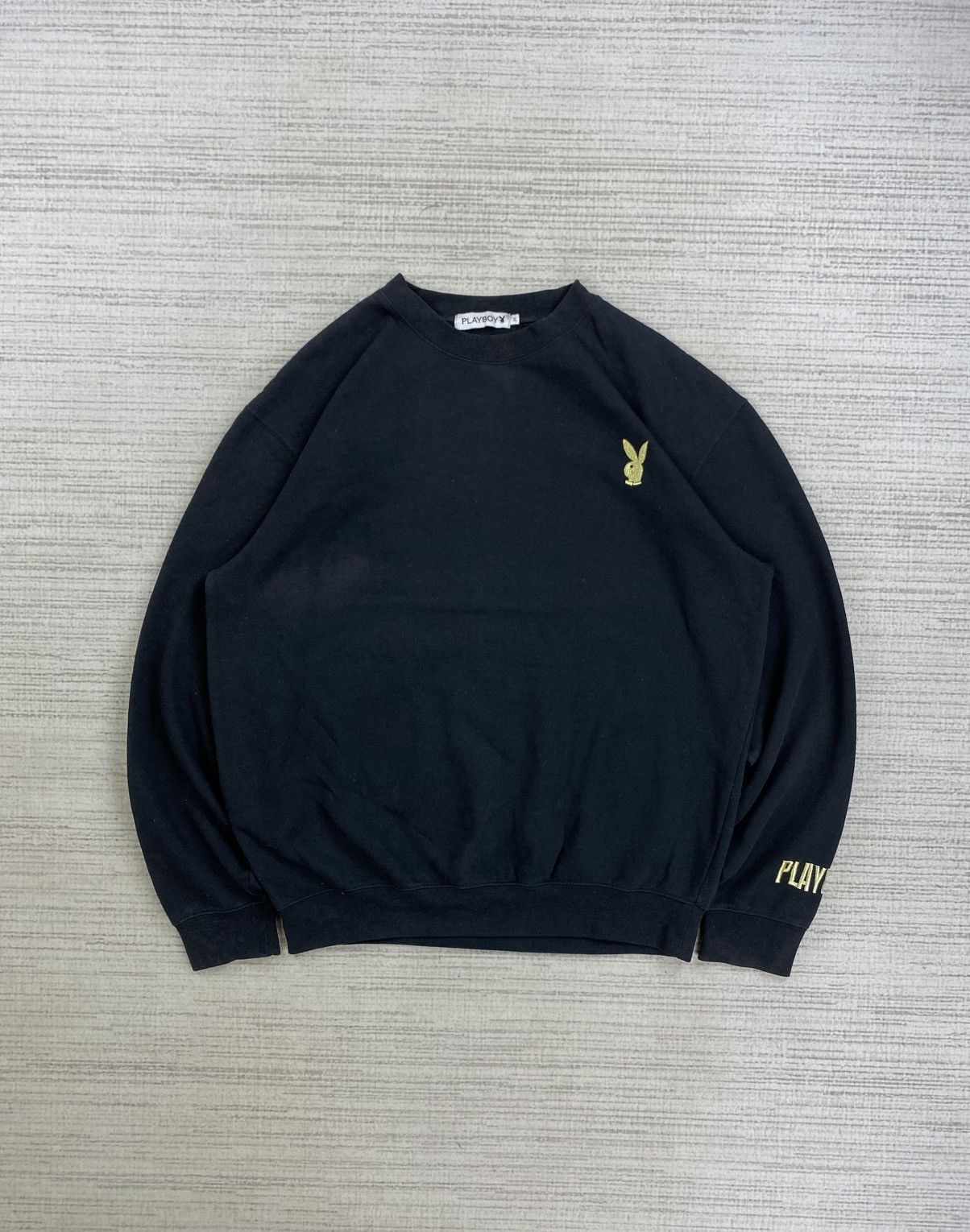 Japanese Brand × Playboy × Vintage Vintage Playboy Big Embroiderey Logo Sweatshirt Size US L / EU 52-54 / 3 - 2 Thumbnail
