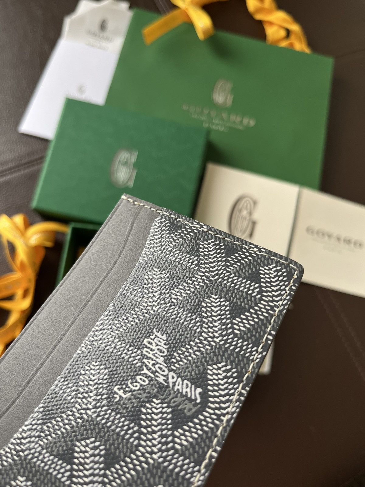 Goyard Goyard Leather Card Holder Brand New Giftable Condition Size ONE SIZE - 8 Thumbnail