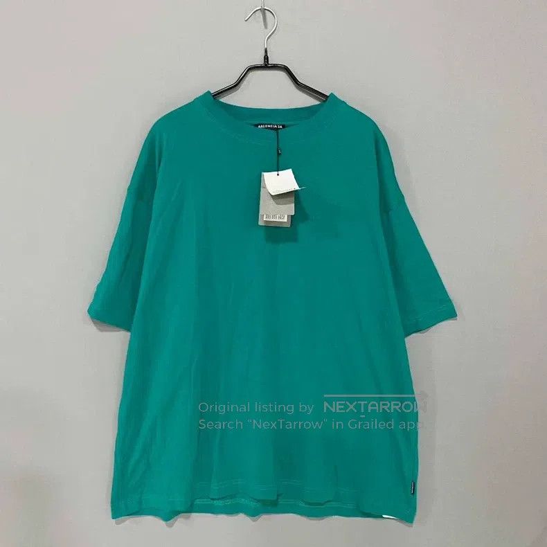Balenciaga Balenciaga Lake Green Embroidered Valentine's Day Logo Sho Size US S / EU 44-46 / 1 - 1 Thumbnail
