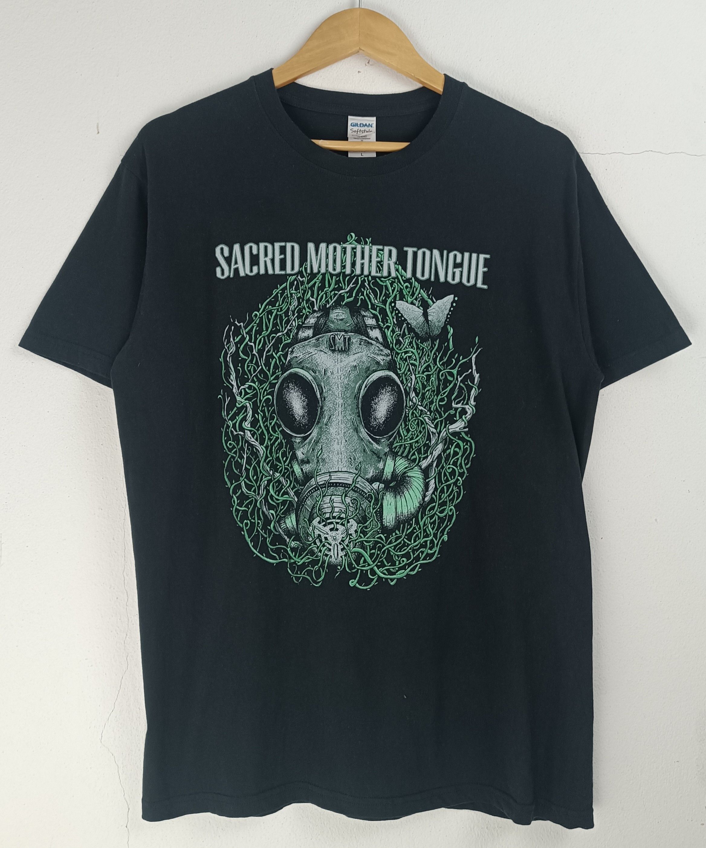 Band Tees VINTAGE Y2K SACRED MOTHER TONGUE METAL BAND TS SLIPKNOT TOOL Size US L / EU 52-54 / 3 - 3 Thumbnail