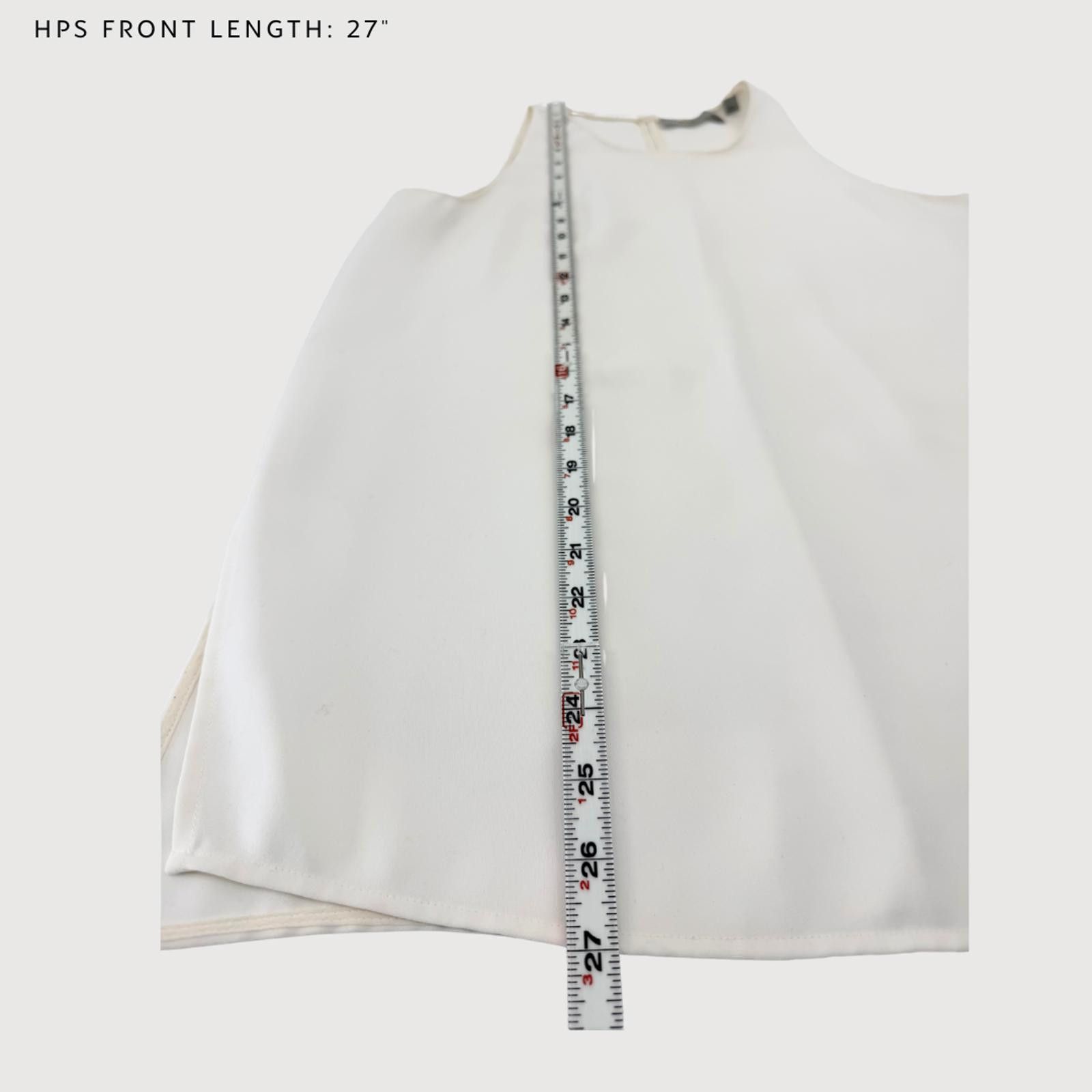 Vince Vince Bonded Tank Off White Minimalist Top S Size S / US 4 / IT 40 - 8 Thumbnail