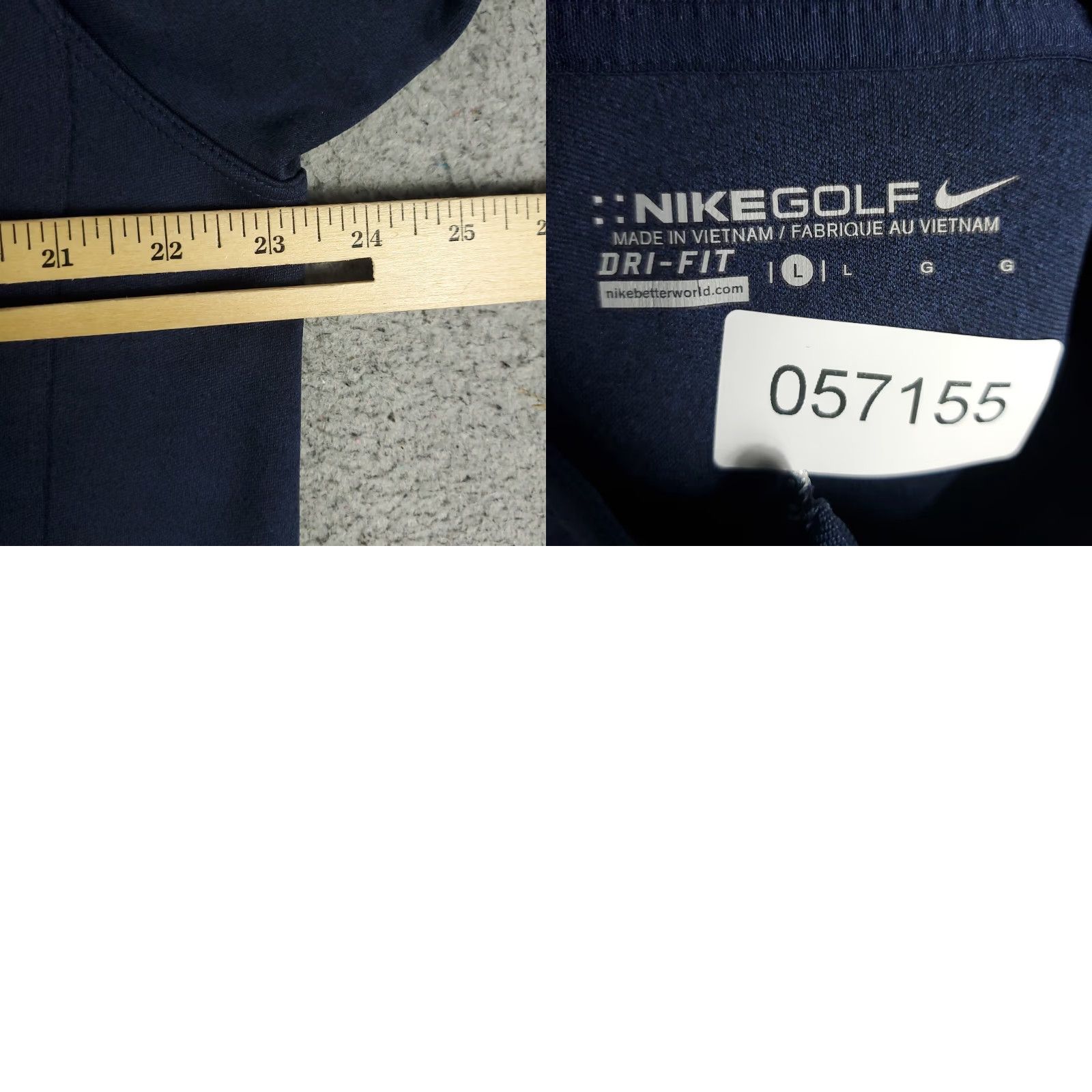 Nike Nike Sweater Mens Size Large Navy Blue Dri Fit 1/4 Zip Pullover Sweatshirt Size US L / EU 52-54 / 3 - 8 Thumbnail