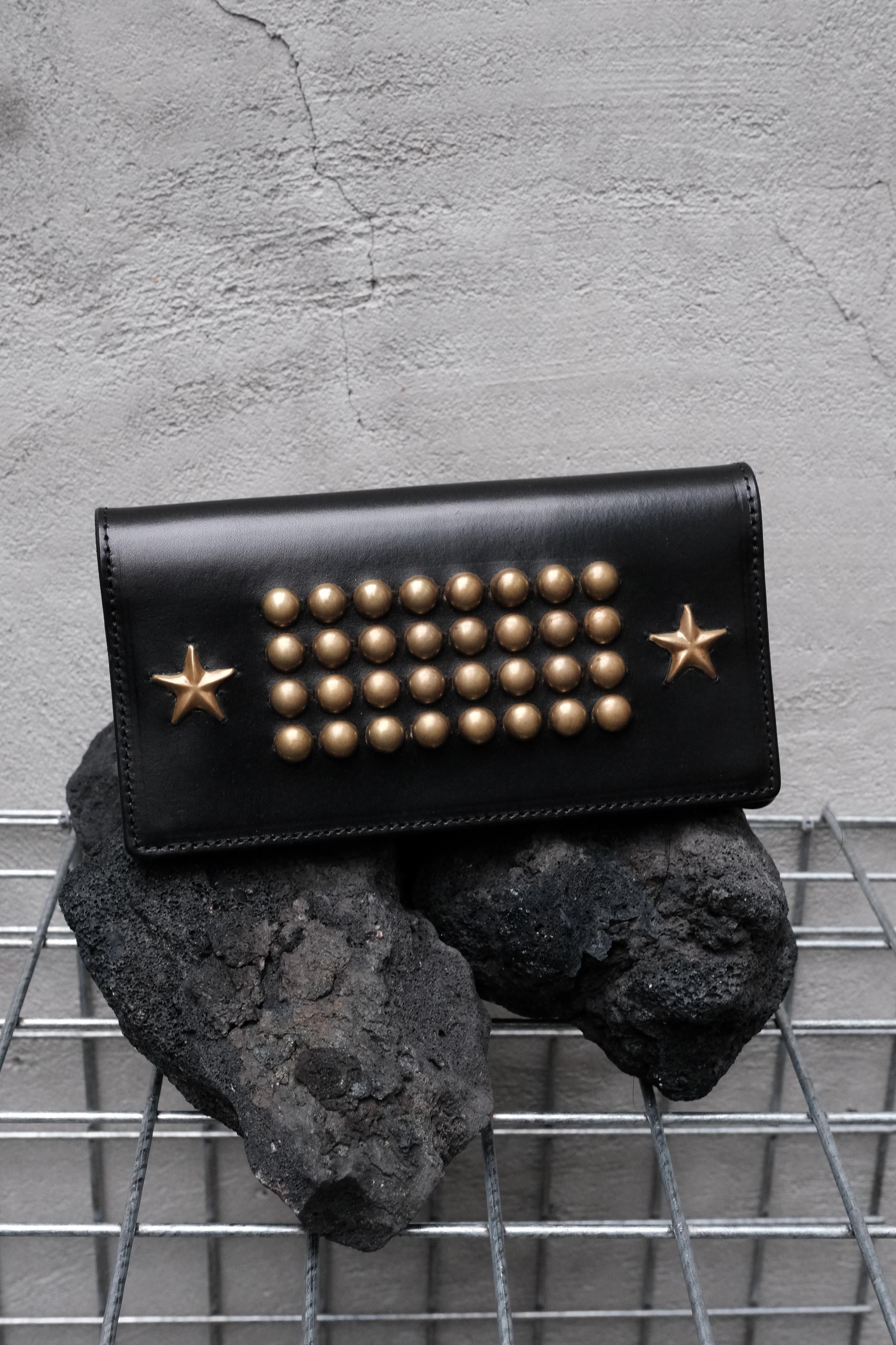 Other CALEE Brass Studded Leather Long Wallet Size ONE SIZE - 2 Thumbnail