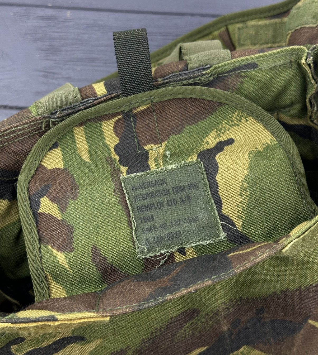 Haversack Genuine British Army Respirator Haversack DPM Camo Bag Size ONE SIZE - 13 Thumbnail