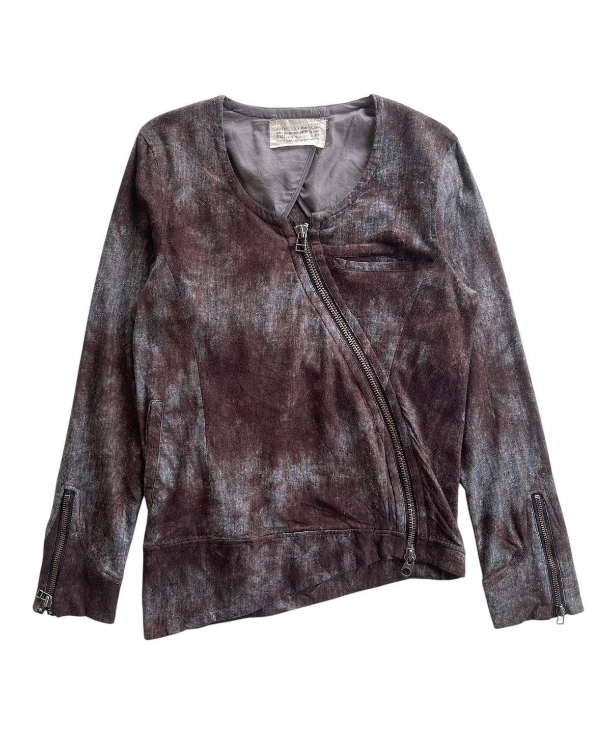 Japanese Brand Agosto Rockabilly Asymmetrical Zip Up Jacket Size US M / EU 48-50 / 2 - 3 Thumbnail