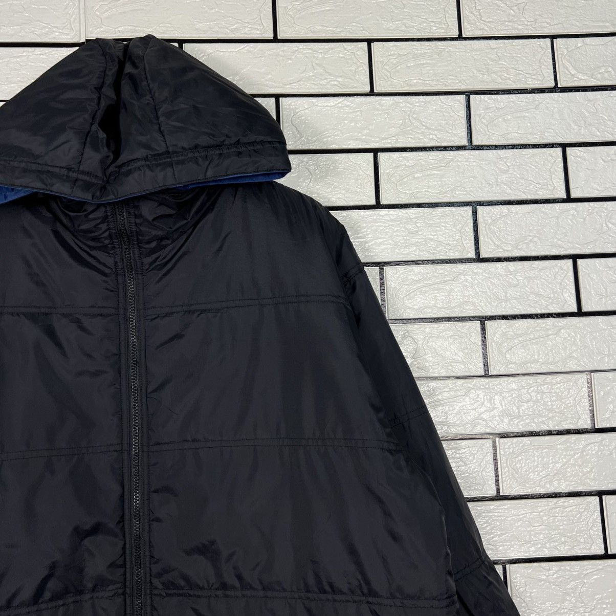 Vision Streetwear 90's VISION STREET WEAR Reversible Hooded Jacket #4061-C185 Size US L / EU 52-54 / 3 - 6 Thumbnail
