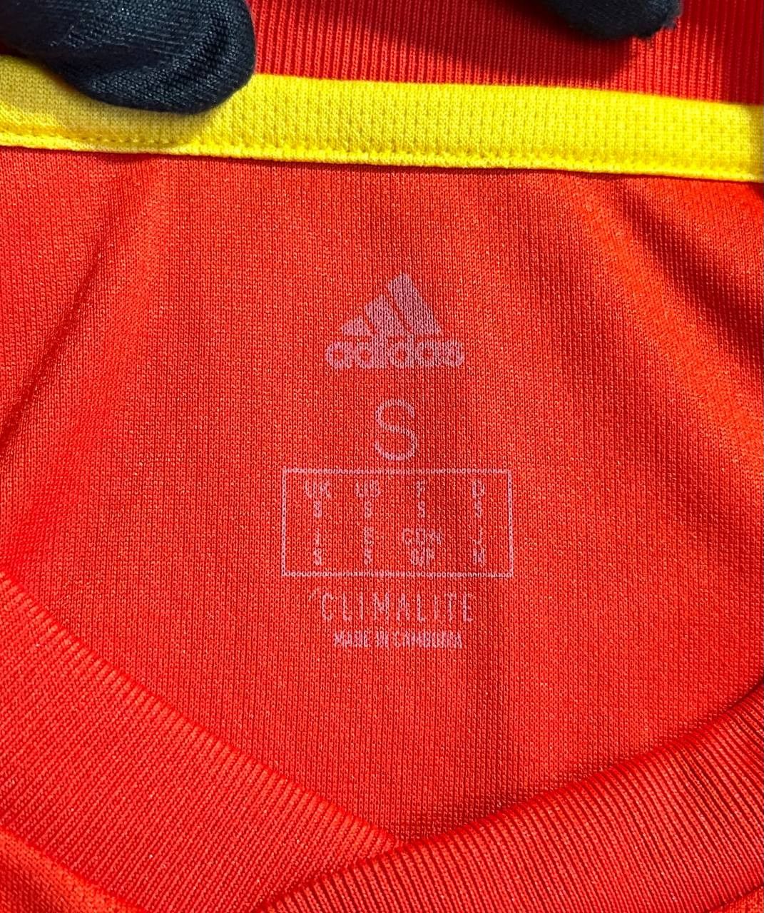 Adidas Spain Home Adidas 2017 Soccer Football shirt Jersey CX5355 Size US S / EU 44-46 / 1 - 9 Thumbnail