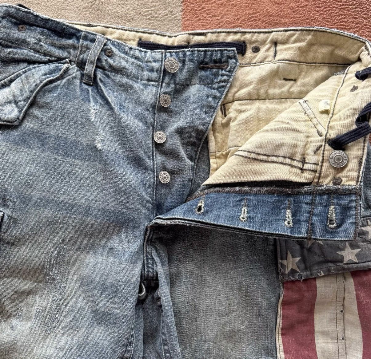 Denim & Supply Ralph Lauren Denim Supply Ralph Lauren Polo RL Denim Shorts K22 Size US 29 - 5 Thumbnail
