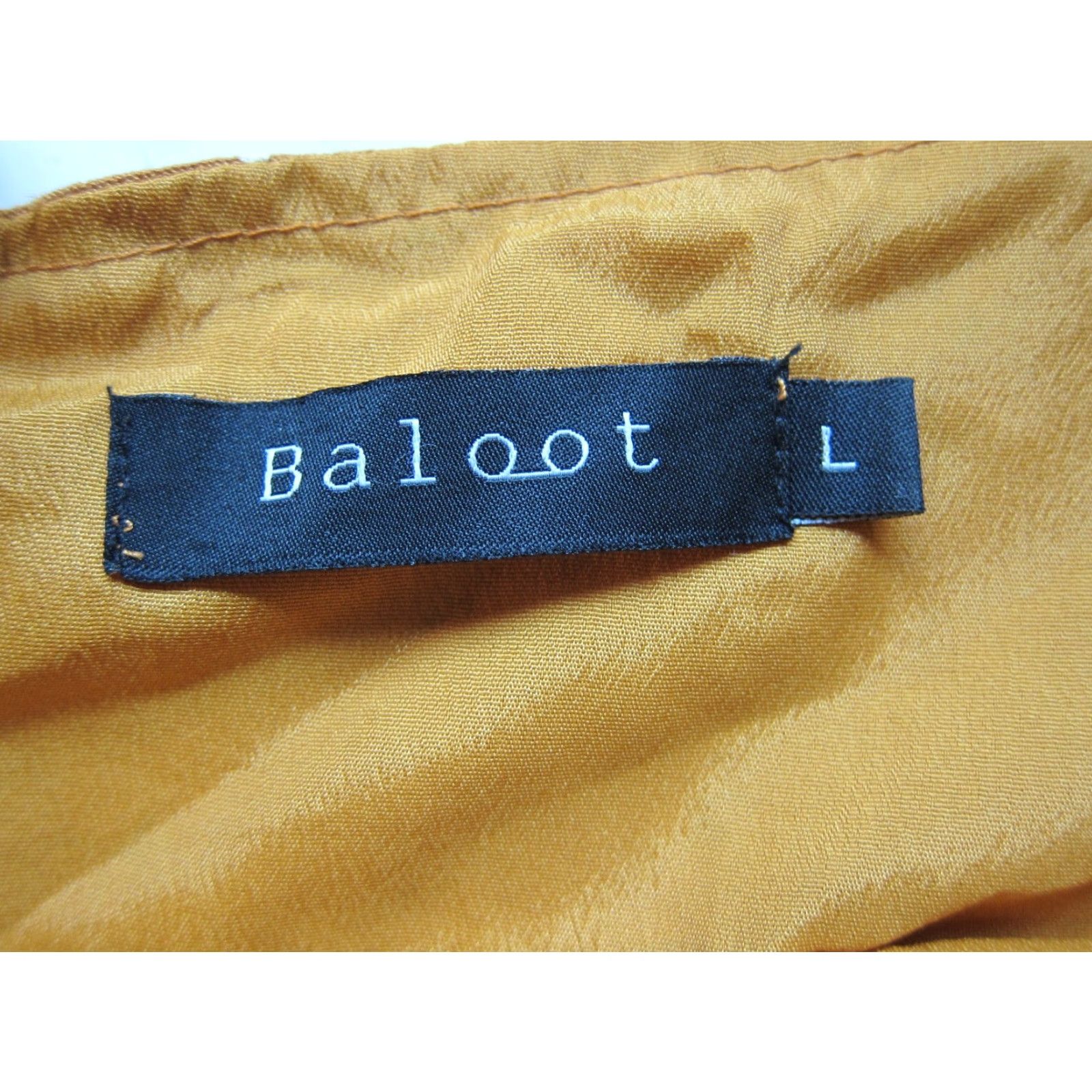Vintage Baloot Floral Midi Sundress Tank Dress Sun Dress Large Orange White Black Pockets Rayon Dress L Women Size L / US 10 / IT 46 - 3 Thumbnail