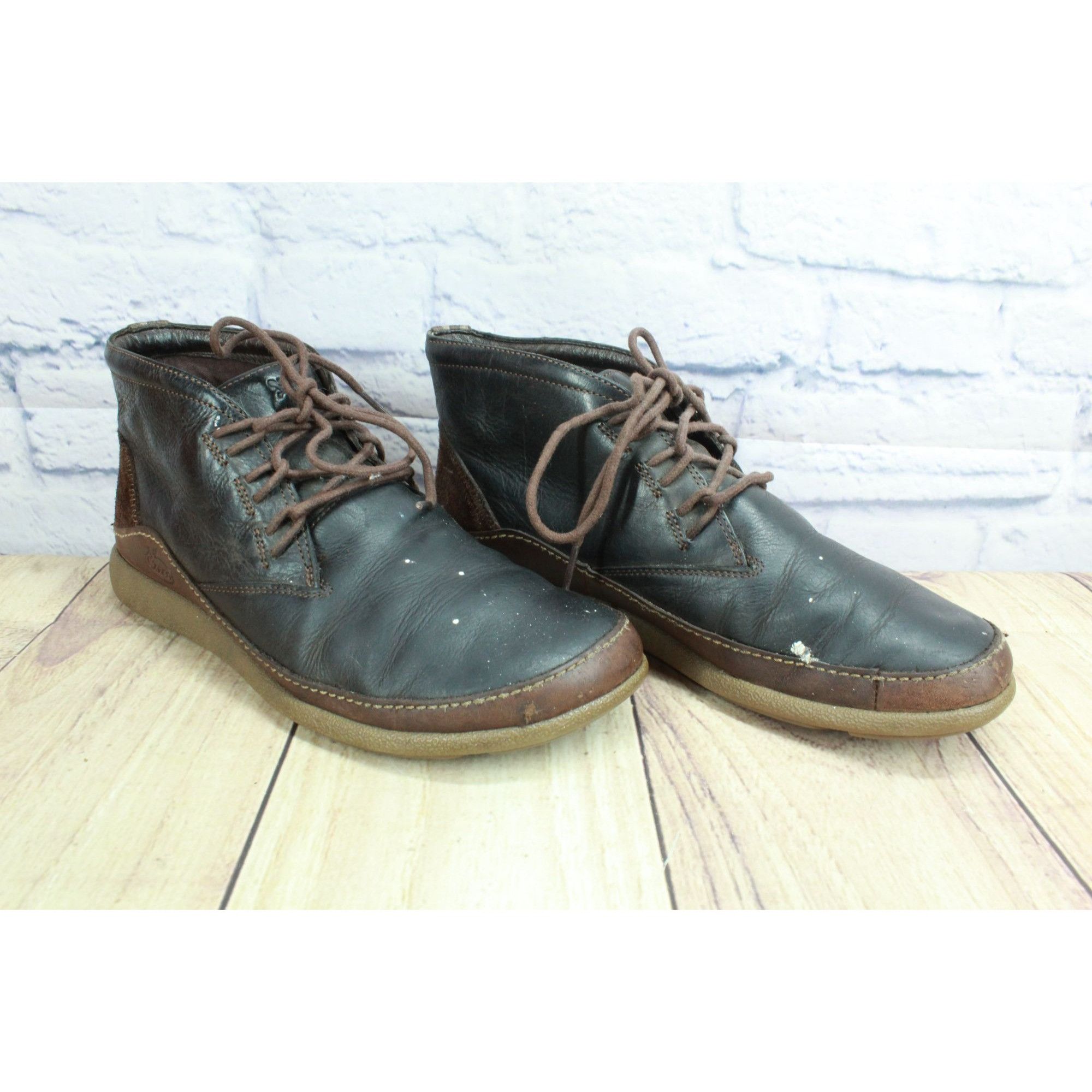 Chaco Chaco Montrose Brown Leather Lace Up Chukka Boots Size US 8.5 / EU 41-42 - 3 Thumbnail