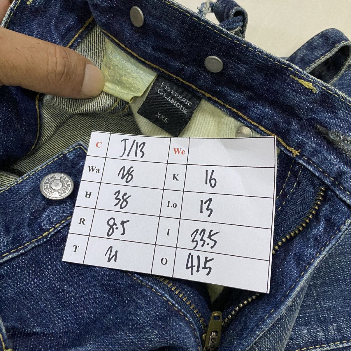 Hysteric Glamour × Japanese Brand Vintage Hysteric Glamour Wide Leg Jeans W27 Size US 28 / EU 44 - 9 Thumbnail