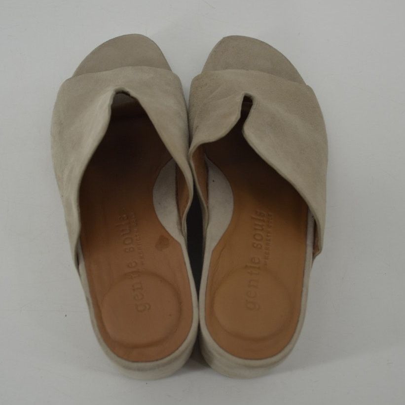 Gentle Souls Gentle Souls Gisele Women's Mule Leather Wedge Sandal US 8.5 Size US 8.5 / IT 38.5 - 2 Thumbnail