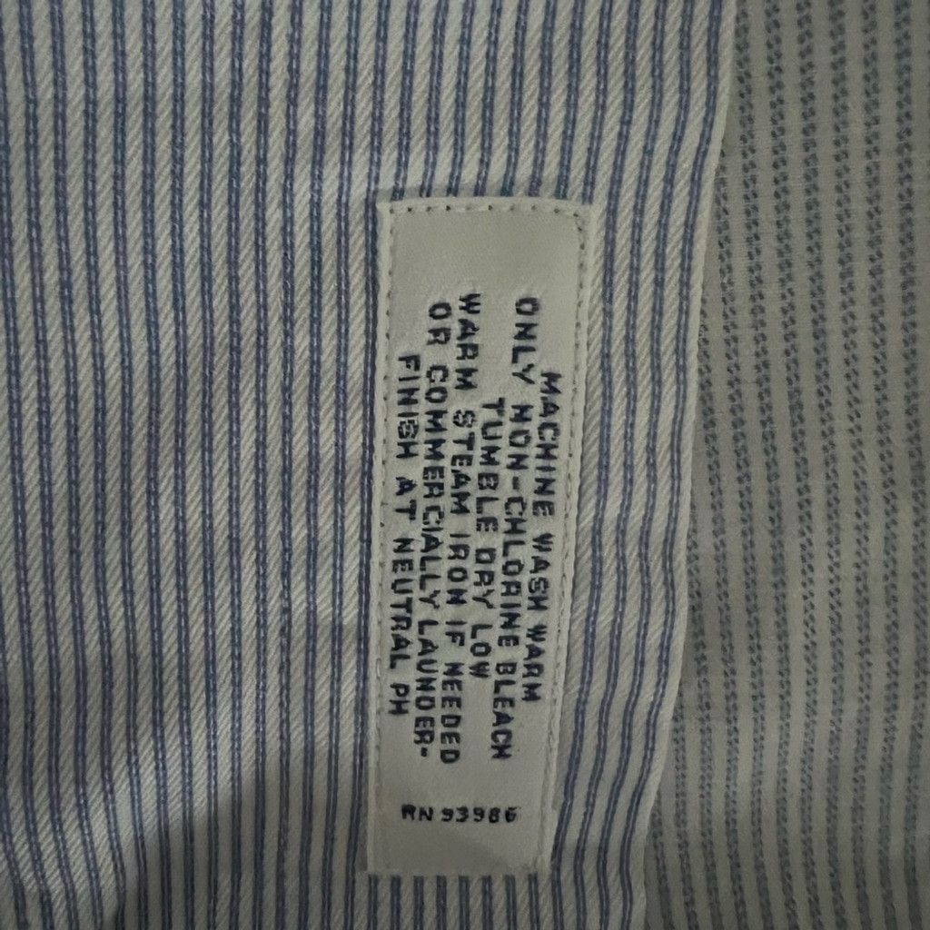 Brooks Brothers Brooks Brothers Pin Stripes Classic Button Down shirt Size US S / EU 44-46 / 1 - 7 Thumbnail