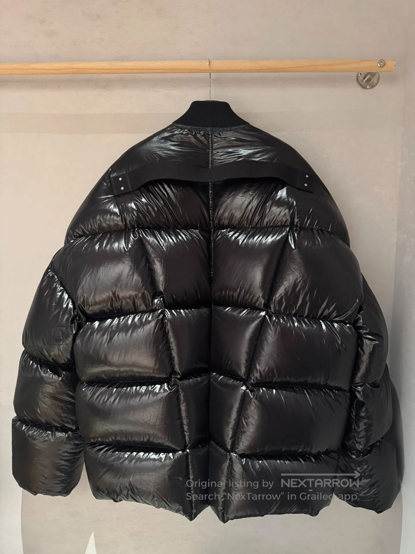 Rick Owens Rick Owens Glossy Long Sleeve Down Jacket. Size US M / EU 48-50 / 2 - 2 Thumbnail