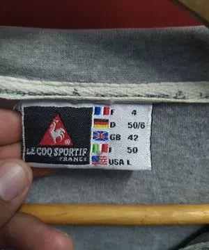 Vintage VINTAGE Le Coq Sportif France Long Sleeve Polo Grey Size US L / EU 52-54 / 3 - 5 Thumbnail