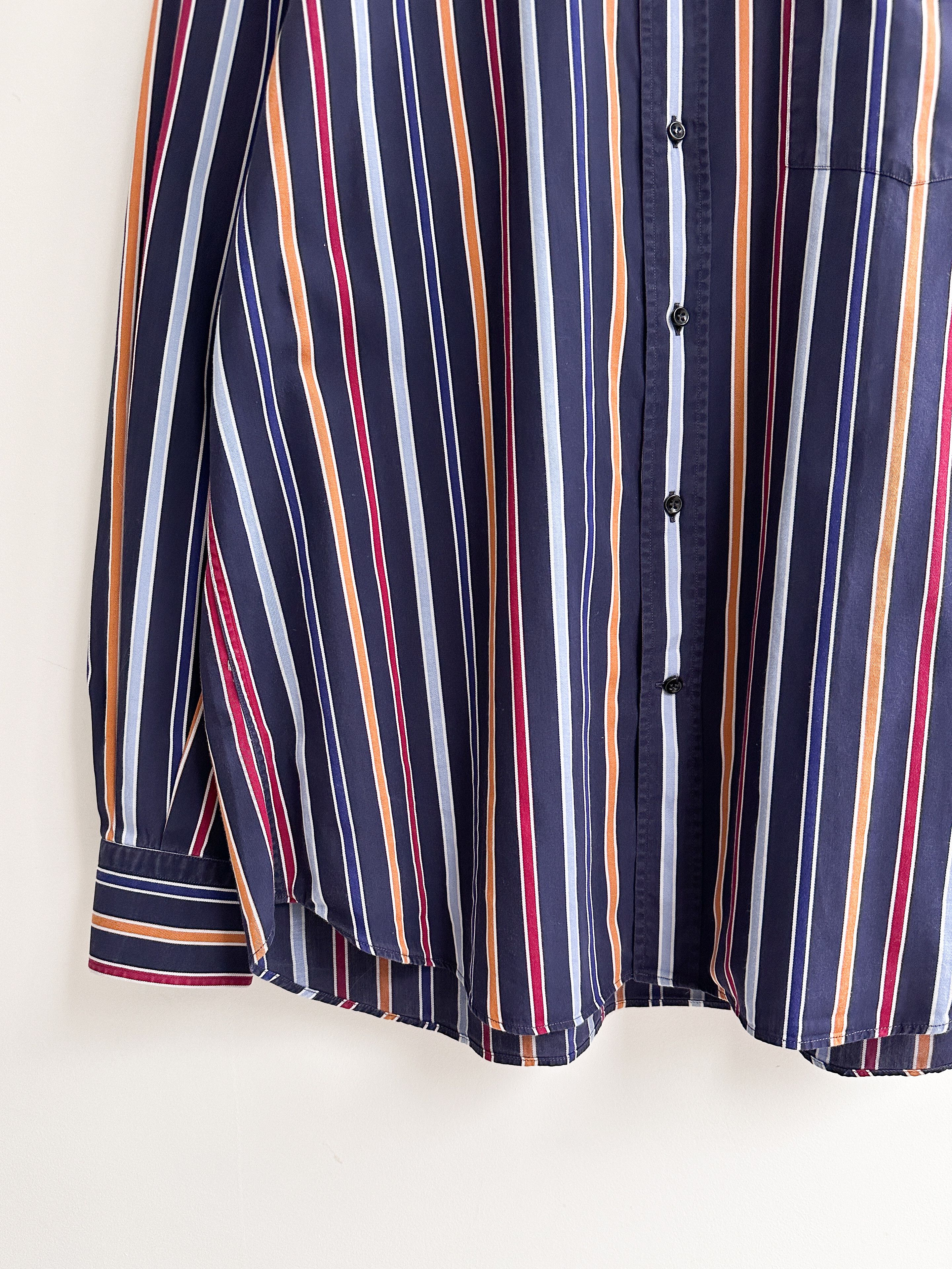 Paul & Shark Vintage Paul & Shark Striped Shirt Size US XL / EU 56 / 4 - 4 Thumbnail