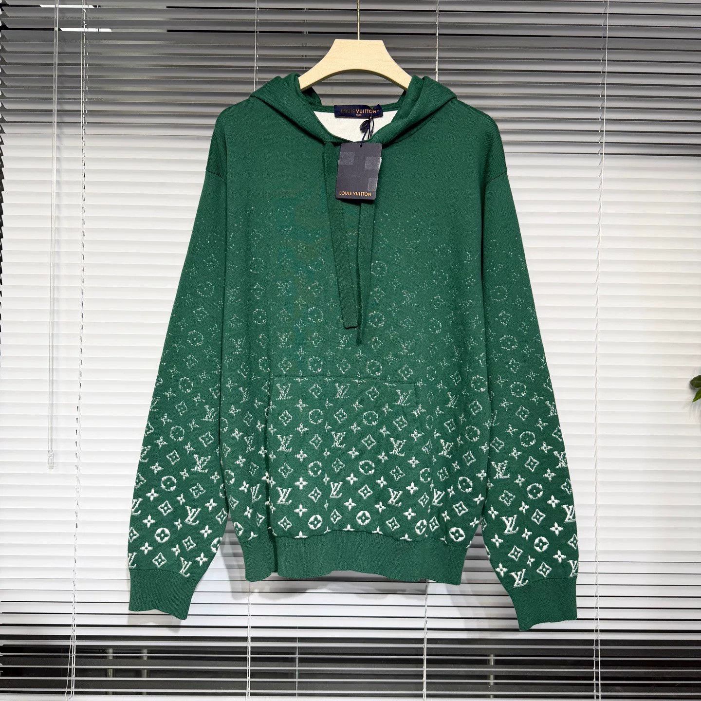 Louis Vuitton LV Monogram Gradient Knit Hoodie Size US XL / EU 56 / 4 - 1 Thumbnail