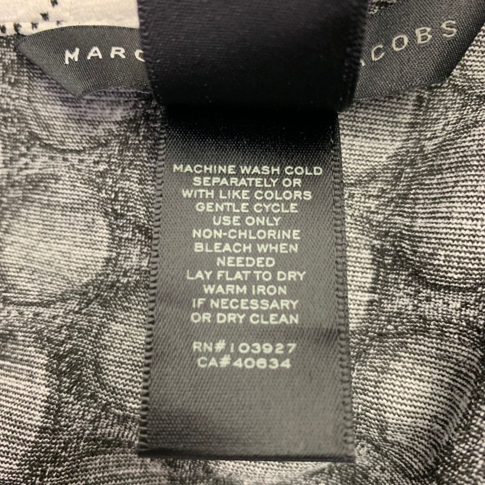 Marc by Marc Jacobs Size XS White Black Nylon Blend Dots Sleeveless Dress Size XS / US 0-2 / IT 36-38 - 7 Thumbnail