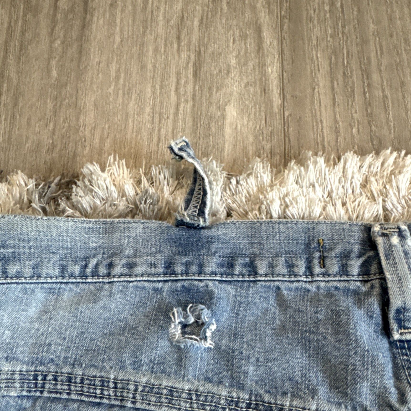 Lee VINTAGE Lee Dungaree Carpenter Blue Denim Jeans 90s Workwear Men Sz 38x34 Jeans Size US 38 / EU 54 - 5 Thumbnail