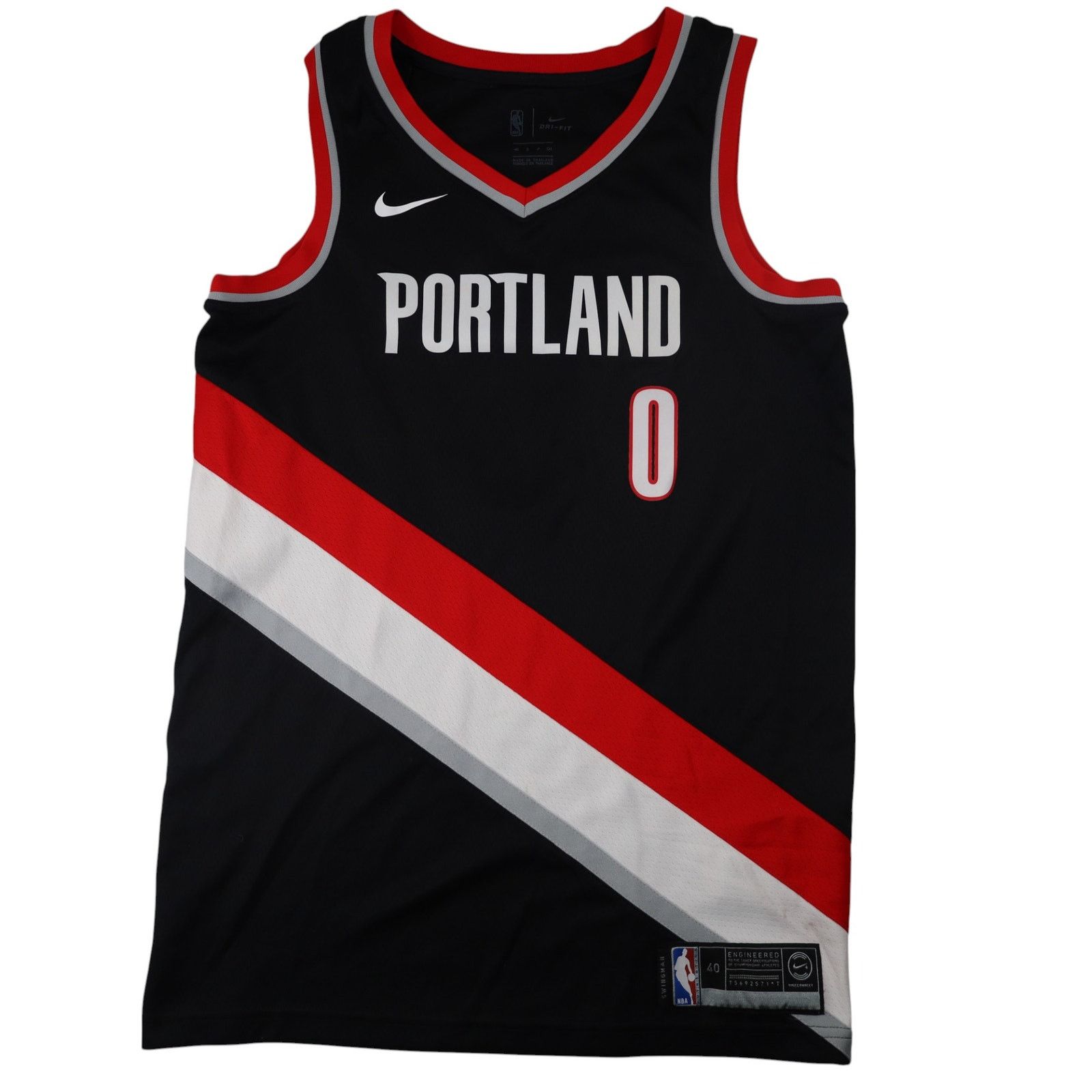 NBA × Nike Nike Portland Blazers #0 Damion Lillard Basketball Jersey Size US S / EU 44-46 / 1 - 1 Thumbnail