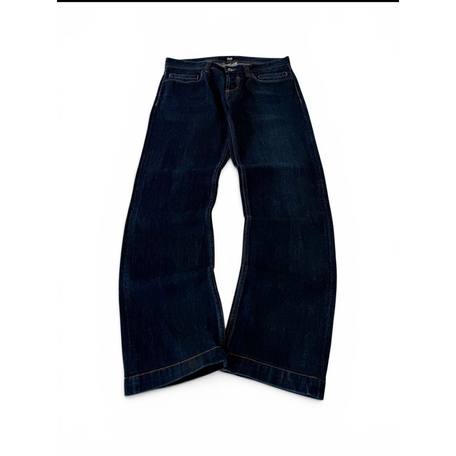 Dolce & Gabbana Dolce & Gabbana Dark Navy Wash Denim Jeans Size US 31 - 2 Thumbnail