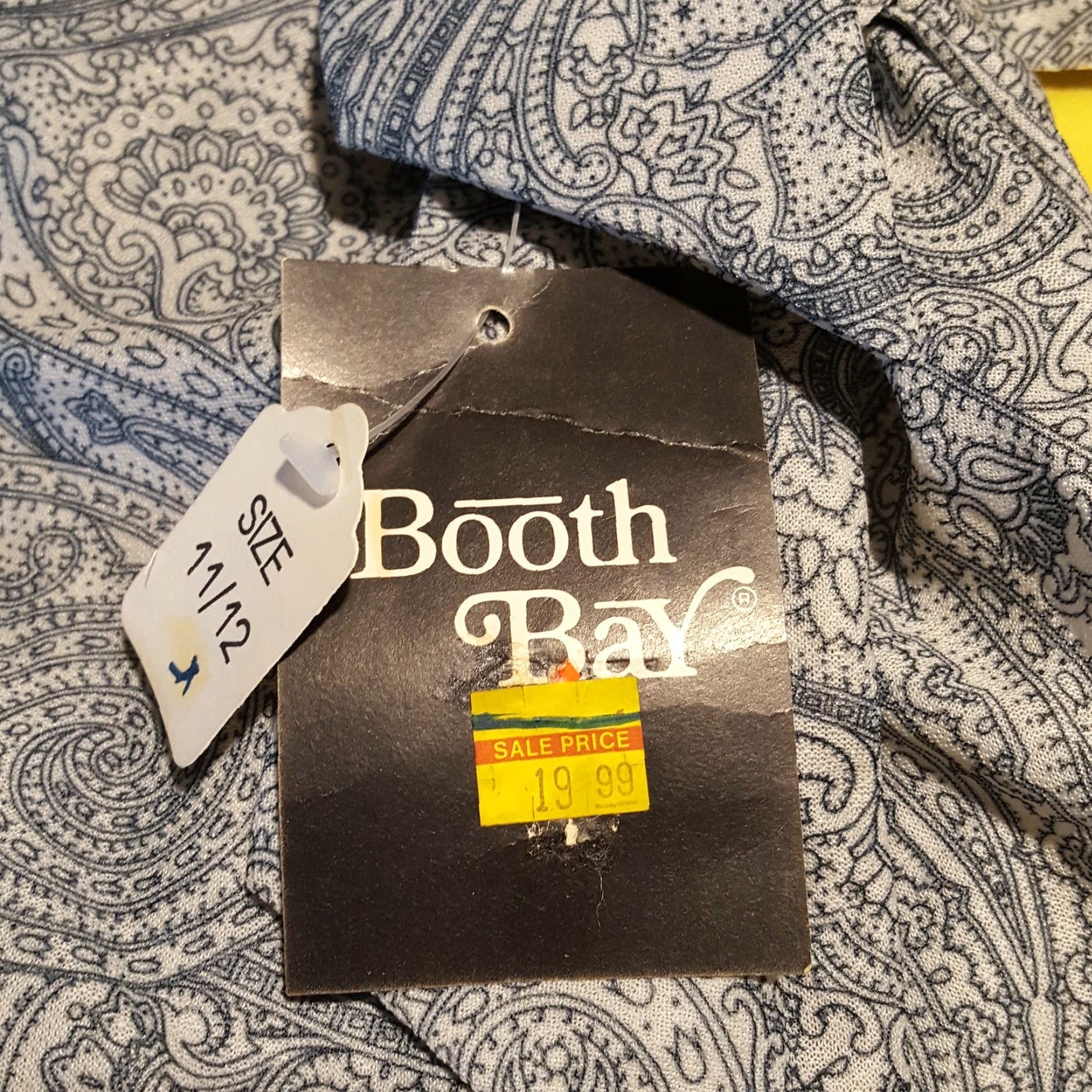 Vintage VINTAGE Booth Bay Button-Up Shirt Womens Short Sleeve Tie Neck Gray 12 80s 90s Preppy Golf Tennis Casual Knit Polyester Solid Retro Size XL / US 12-14 / IT 48-50 - 5 Thumbnail