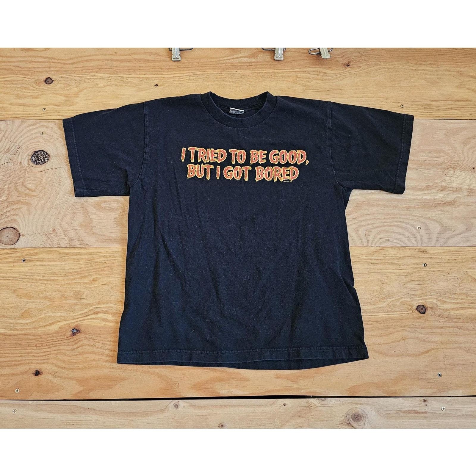 Other 'I Tried To Be Good' Black T-Shirt, Sz M Funny Y2K Vintage Size US M / EU 48-50 / 2 - 1 Thumbnail