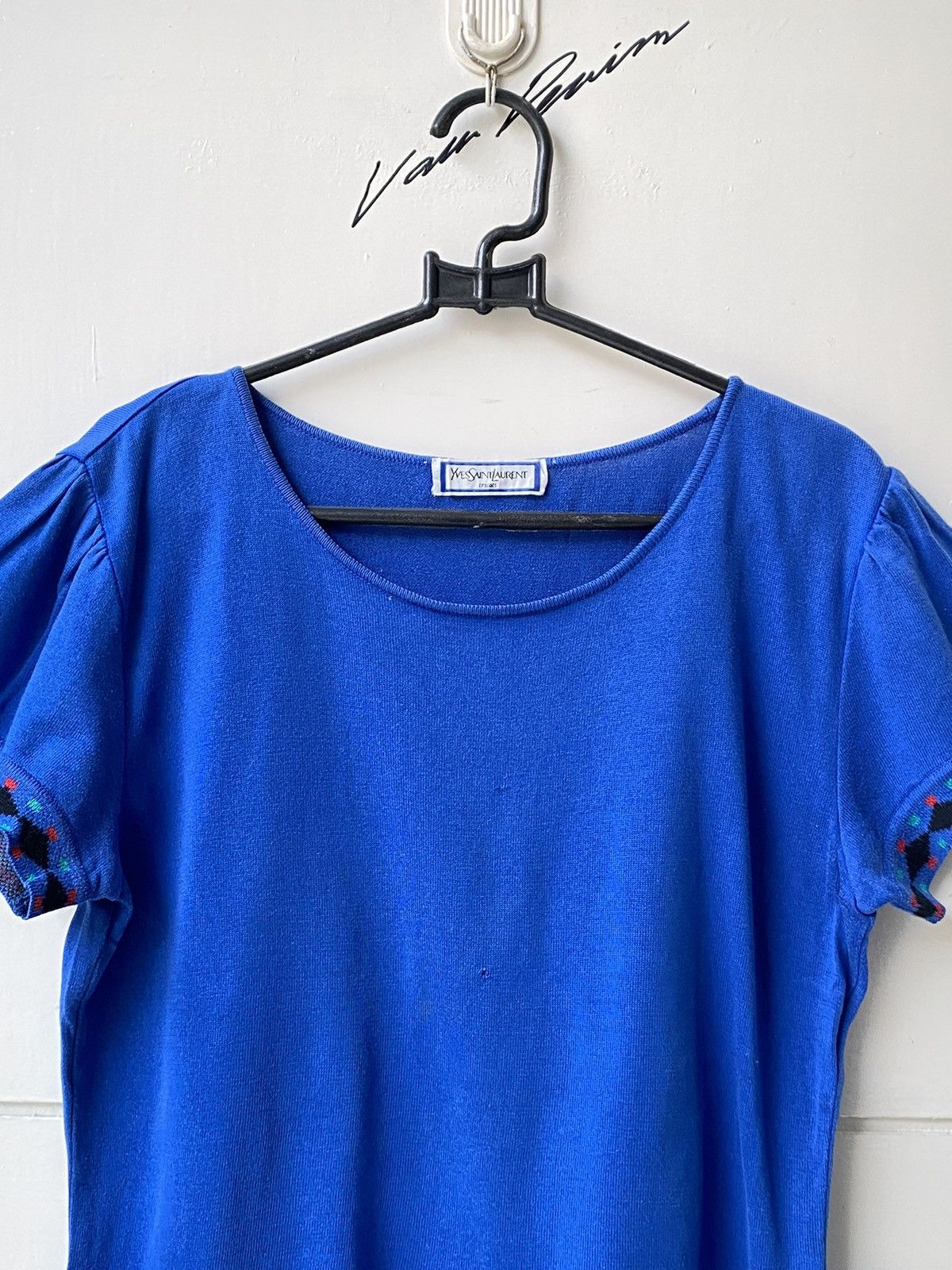 Yves Saint Laurent YSL Yves Saint Laurent tricots Tipped Knit T-shirt Size US XS / EU 42 / 0 - 11 Thumbnail