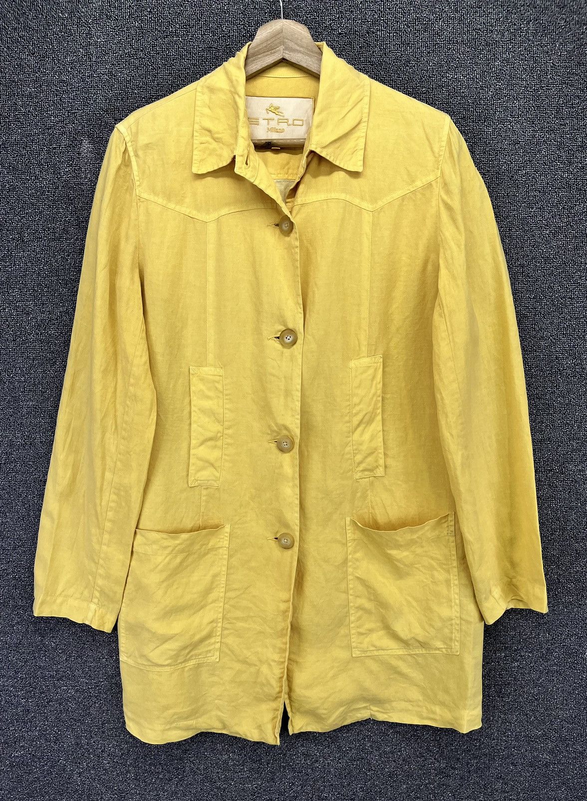 Etro Vintage Etro Milano Button Up Long Jacket Size S / US 4 / IT 40 - 1 Thumbnail