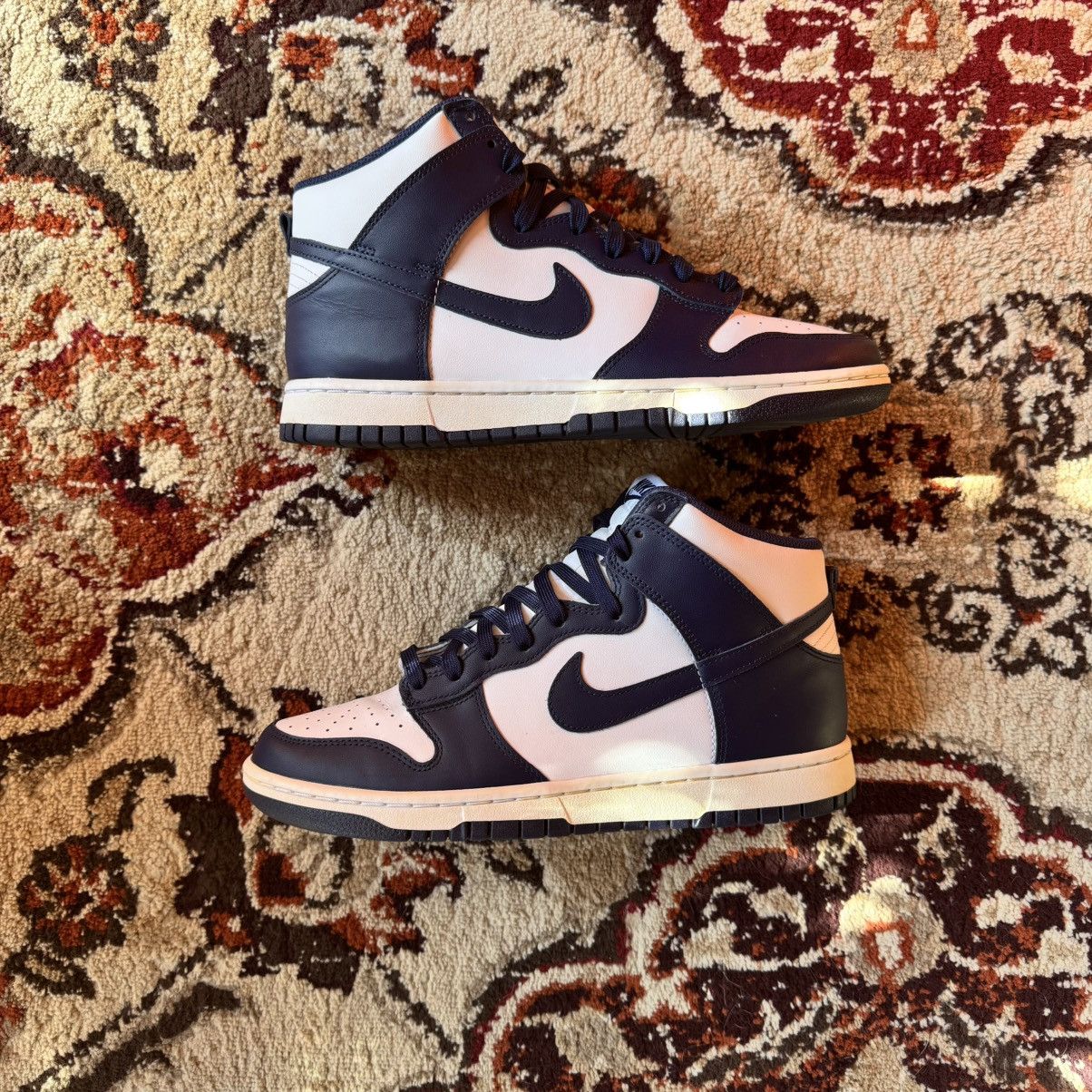 Nike Nike Dunk Hi Midnight Navy ‘Villanova’ Size US 9.5 / EU 42-43 - 1 Thumbnail