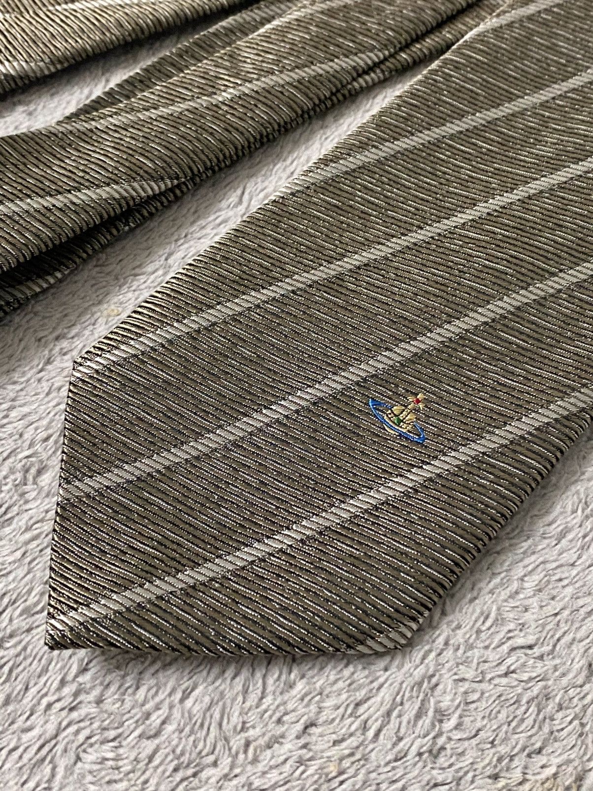 Vivienne Westwood Vivienne Westwood Silk Necktie Size ONE SIZE - 6 Thumbnail