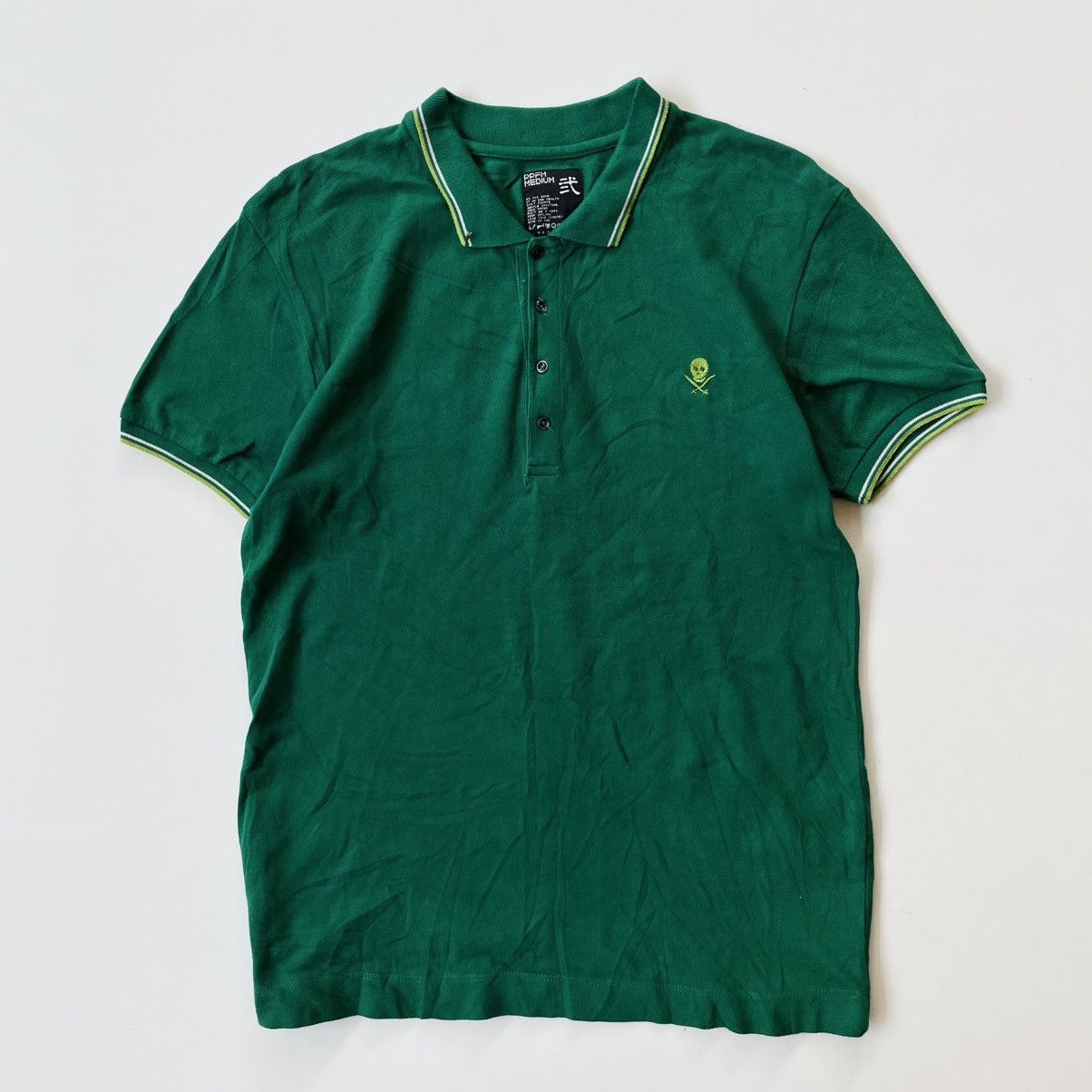 PPFM ‼️SALE‼️ PPFM Skull Polo Long Botton Down Shirt Size US M / EU 48-50 / 2 - 1 Thumbnail