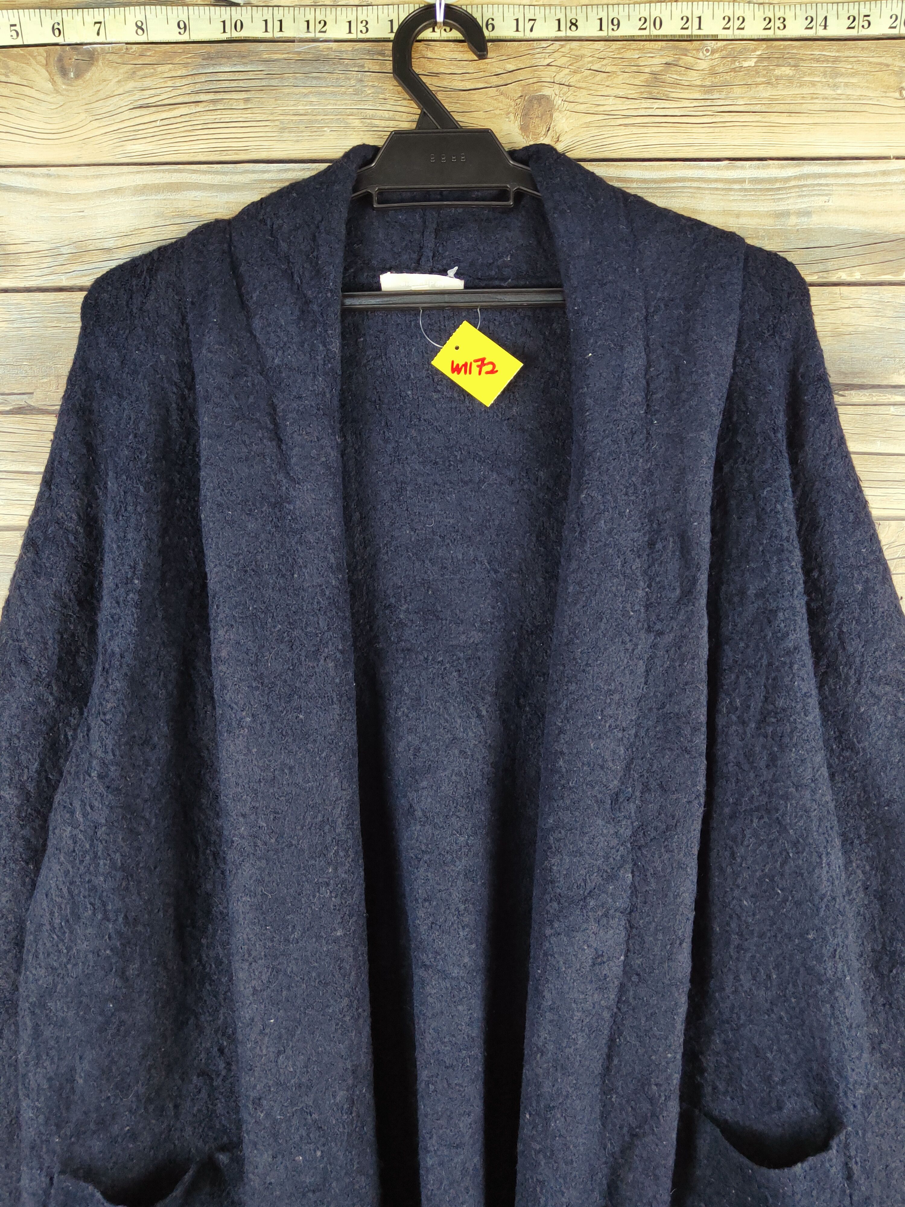 Japanese Brand × Vintage Studio Clip Navy Knitwear Cardigan #W1172 Size US M / EU 48-50 / 2 - 2 Thumbnail