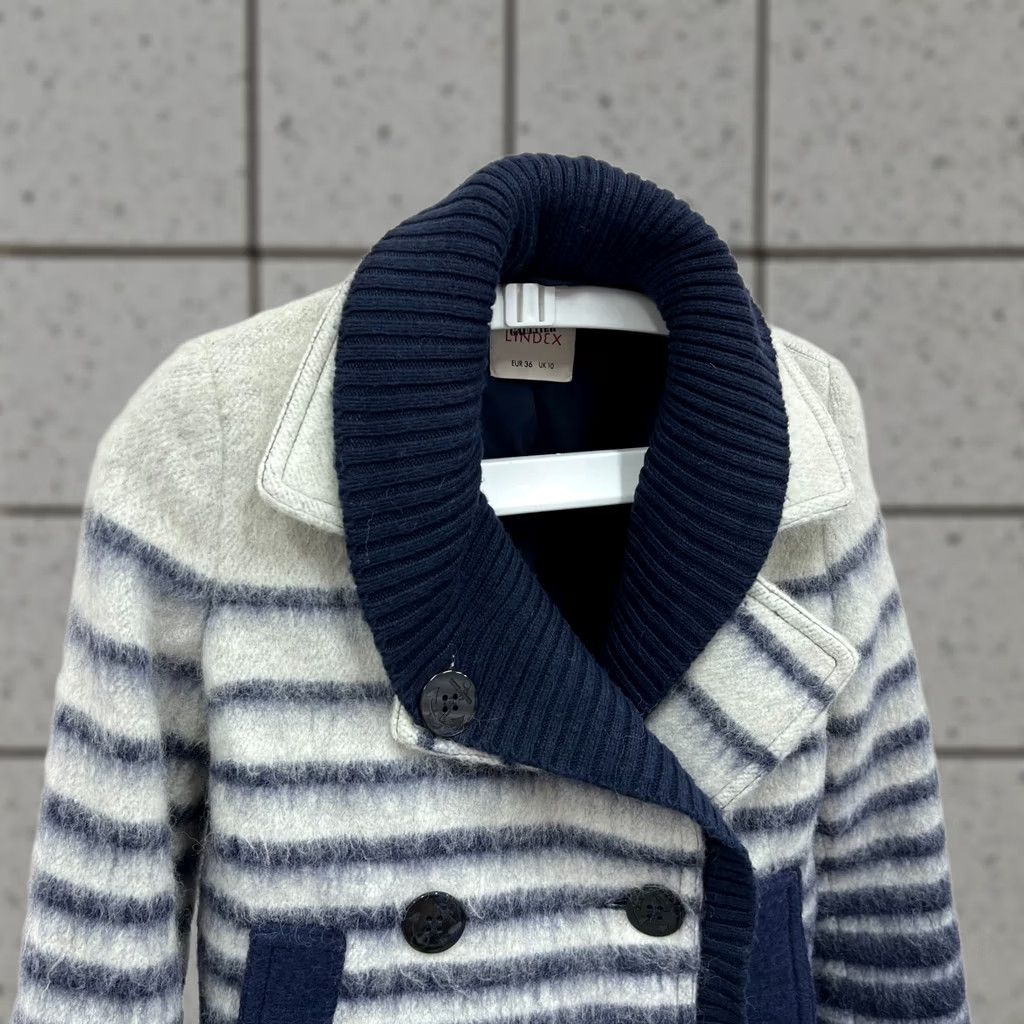 Jean Paul Gaultier Jean Paul Gaultier Lindex Jacket Peacoat Womens Size M Blue Coat Winter Vintage No Size 32" / US 10 / IT 46 - 1 Thumbnail