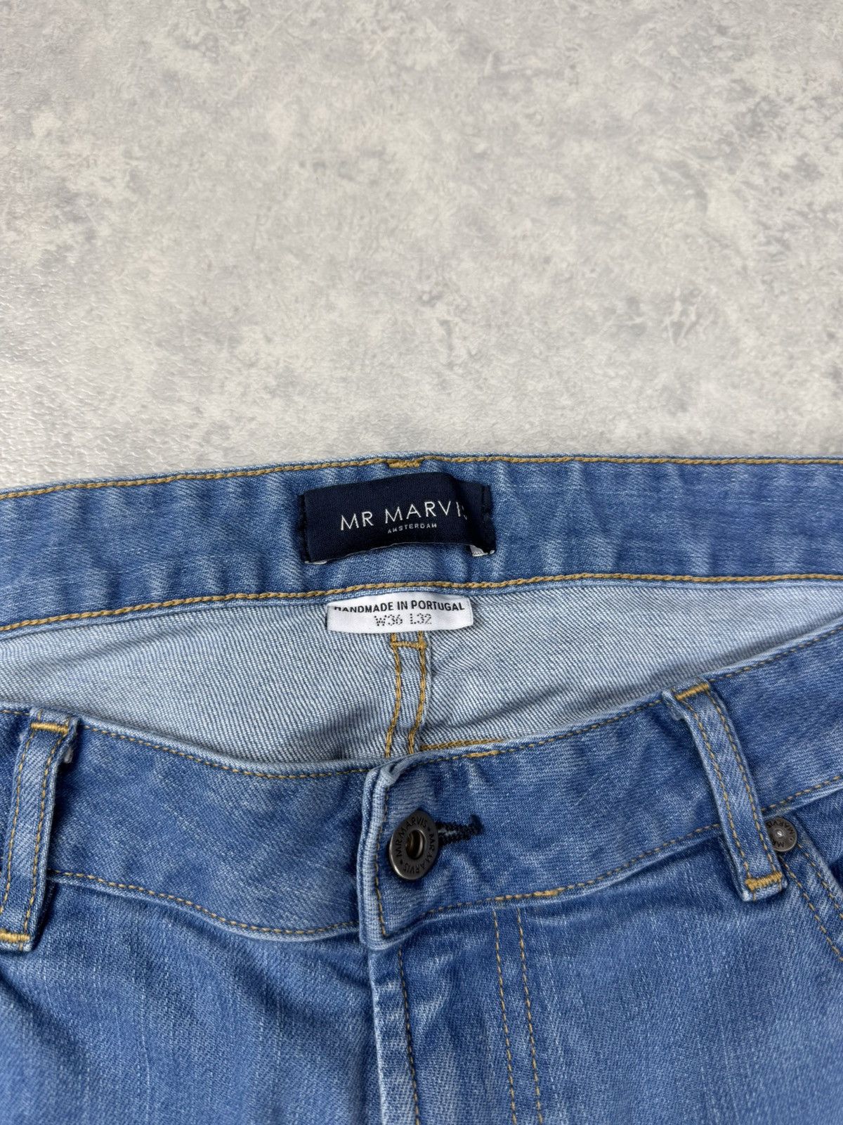 Other Mr Marvis Blue Denim Jeans Men’s Size 36x32 Size US 36 / EU 52 - 5 Thumbnail