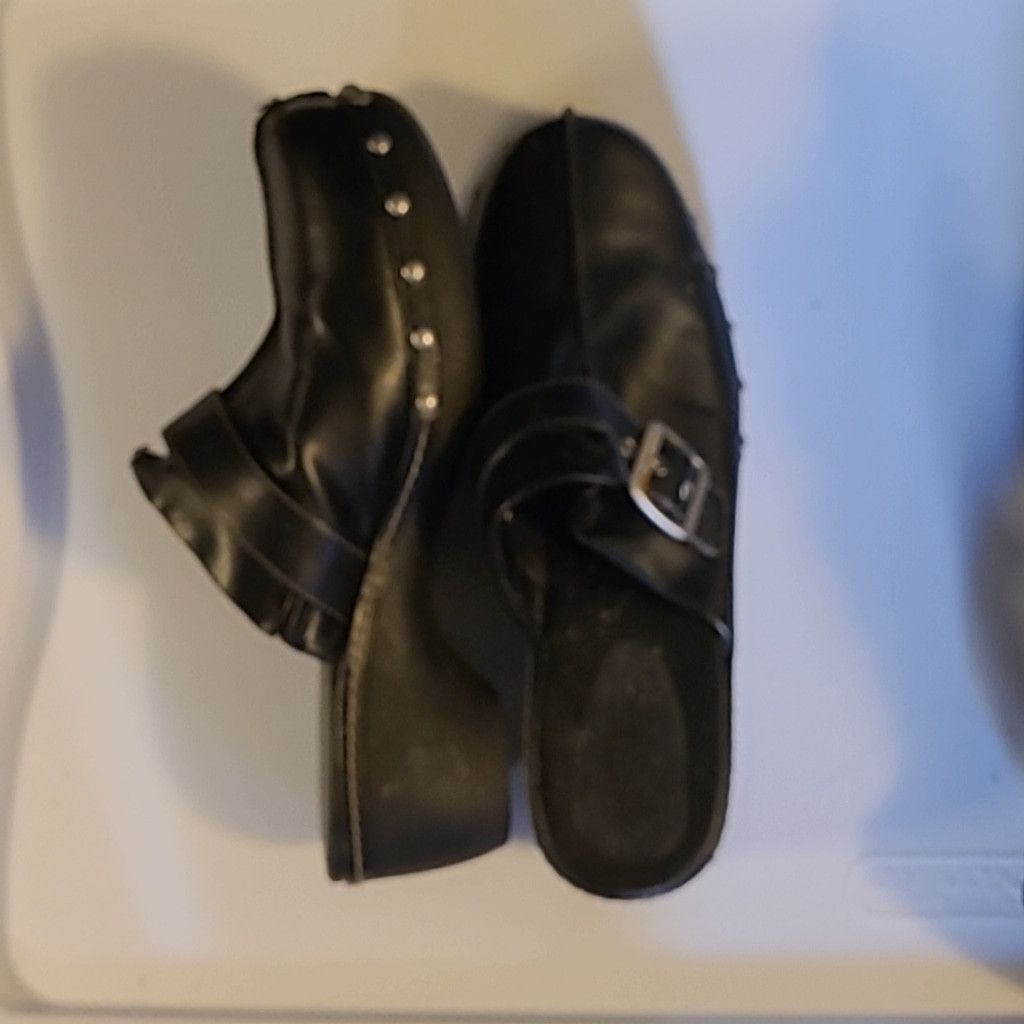Other Predictions, Size 9.5, clogs, black, euc Size US 9.5 / IT 39.5 - 2 Thumbnail