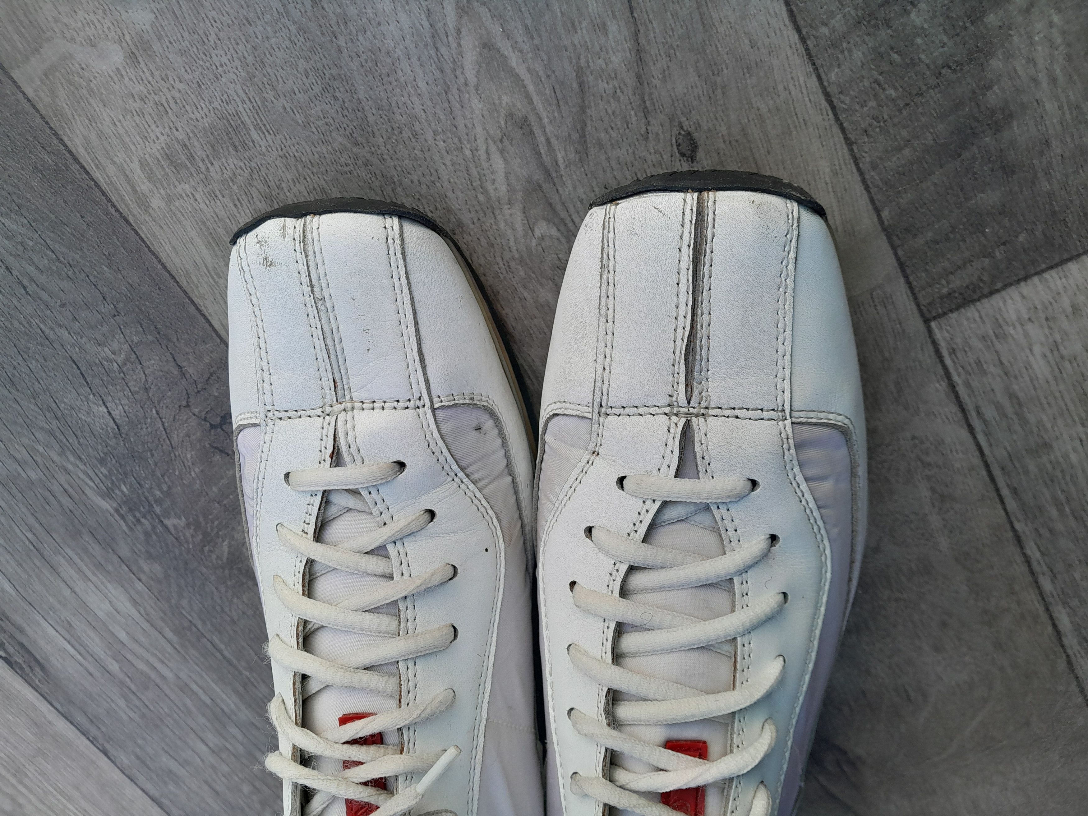 Prada PRADA Sneaker LUX ITALY Made white Men Leather/Nylon Size US 9 / EU 42 - 6 Thumbnail