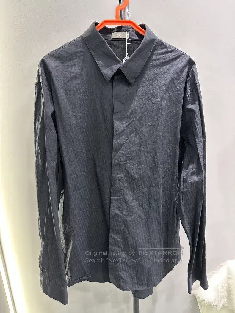 Dior Dior Size45 Dark pattern full print shirt Size US S / EU 44-46 / 1 - 1 Thumbnail