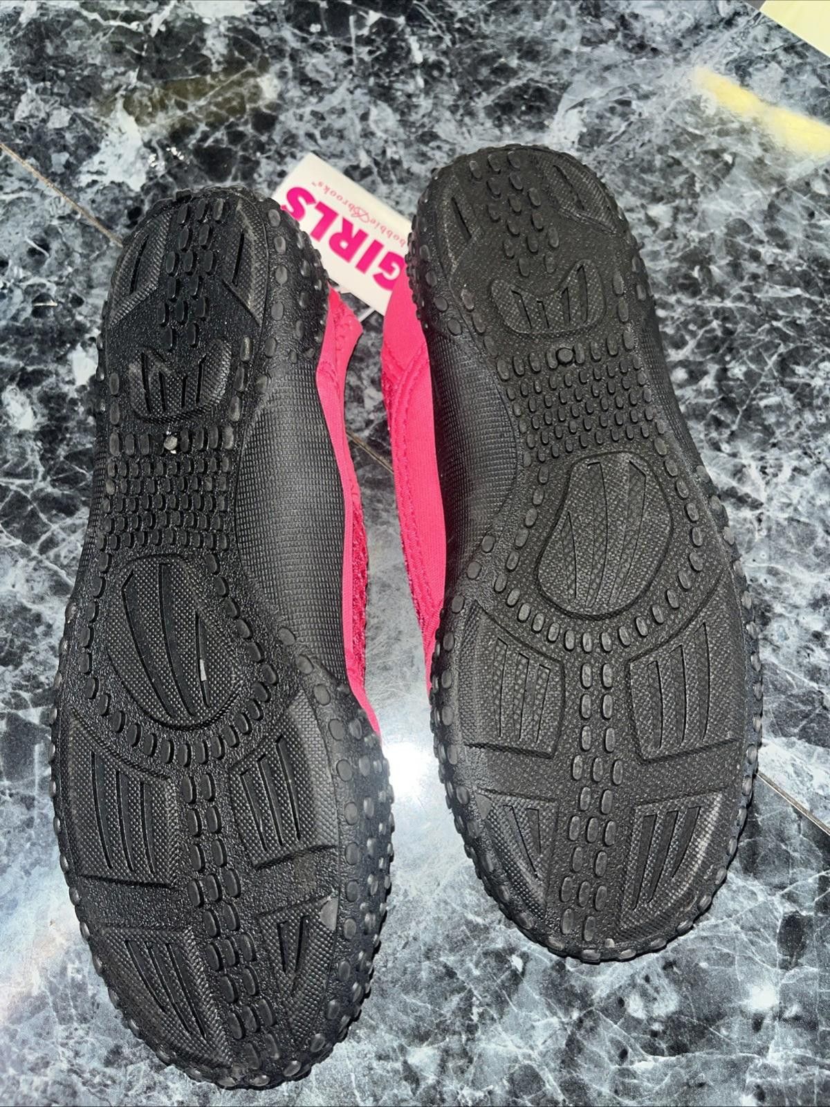 Other NWT Bobbie Brooks Girl's Mesh Water Shoes - SIZE 1 Pink Size ONE SIZE - 4 Thumbnail