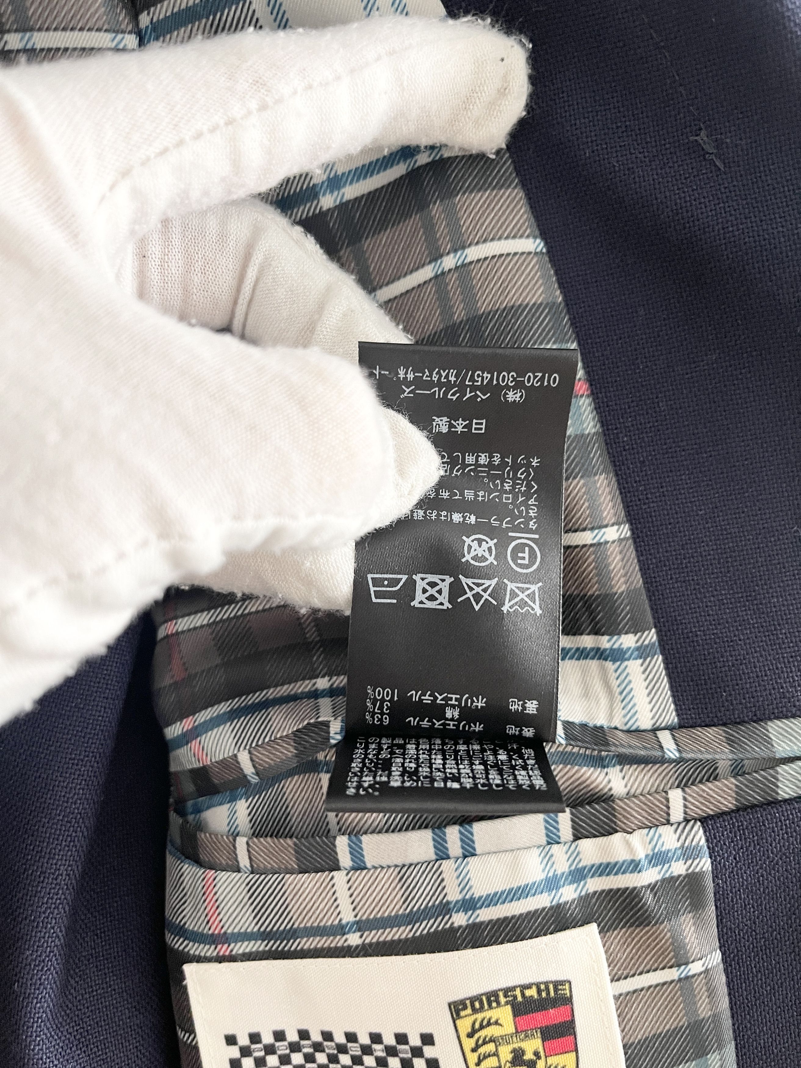 Japanese Brand SUPER RARE! PORSCHE × POGGY 911 Japan Exclusive Blazer Size 42R - 9 Thumbnail