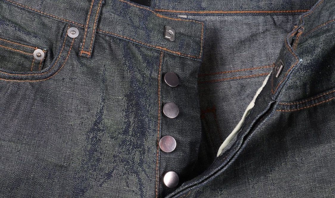 Dior Dior Homme Waxed Japan Denim Jeans Size US 31 - 6 Thumbnail