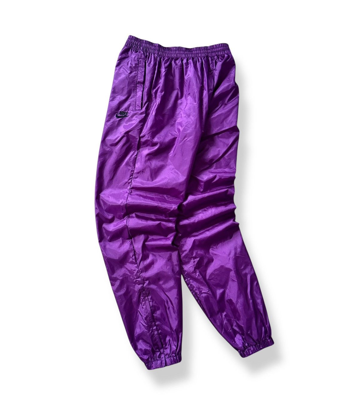 Nike Nike Track Purple Pants Nylon Streetwear Joggers Y2K Size US 32 / EU 48 - 4 Thumbnail