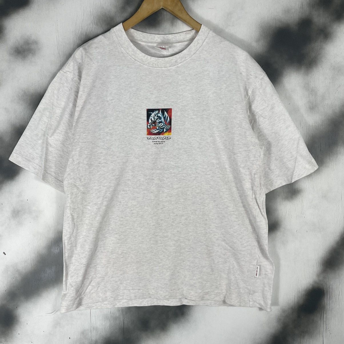 Anime Vintage Yu Gi Oh Toon World Blue Eyes White Dragon Size US L / EU 52-54 / 3 - 3 Thumbnail