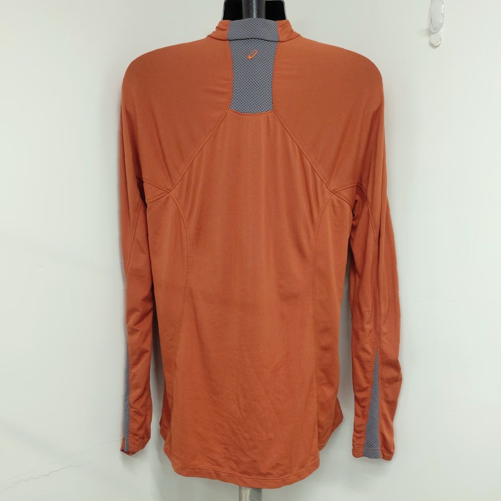 Asics ASICS Shirt Women's Medium Orange 1/4 Zip Base Layer High Neck Long Sleeve Athletic Activewear Women Mens? Size M / US 6-8 / IT 42-44 - 7 Thumbnail