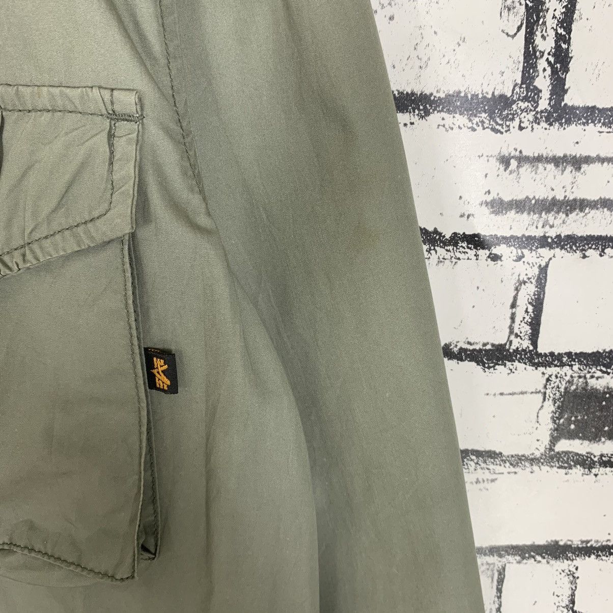 Alpha Industries × Designer × Vintage Vintage Alpha Industries Jacket Filed Jacket Size Medium Size US M / EU 48-50 / 2 - 7 Thumbnail
