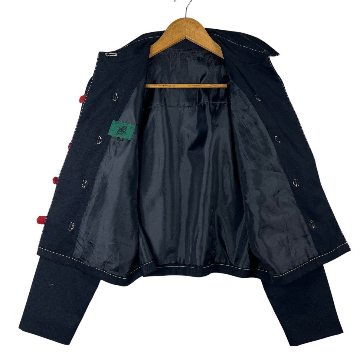 Jean Paul Gaultier 💥 Jean Paul Gaultier Junior Belted Cropped Jacket Size US S / EU 44-46 / 1 - 9 Thumbnail