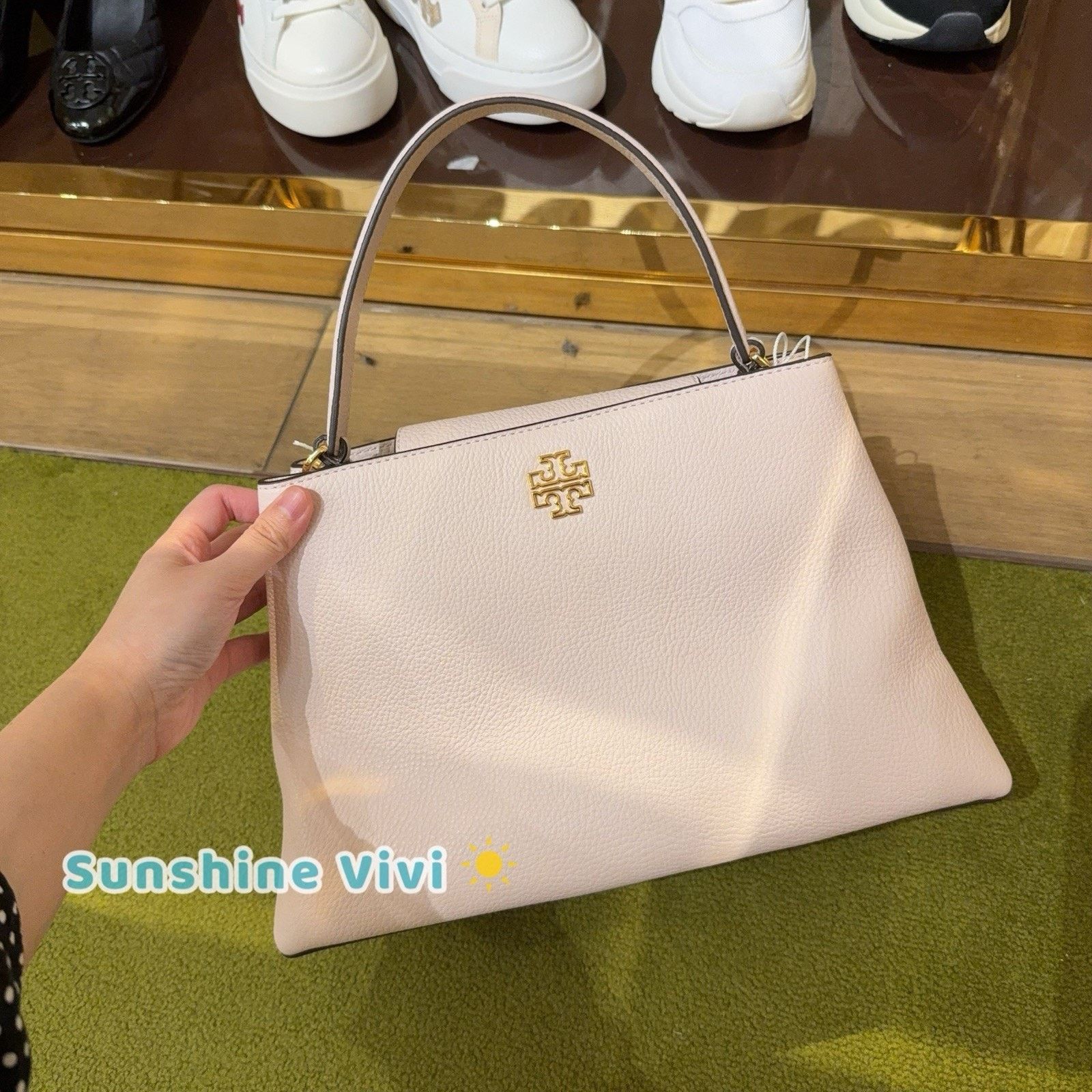 Tory Burch NWT Tory Burch 160639 Large Britten Satchel Bag Size ONE SIZE - 2 Thumbnail