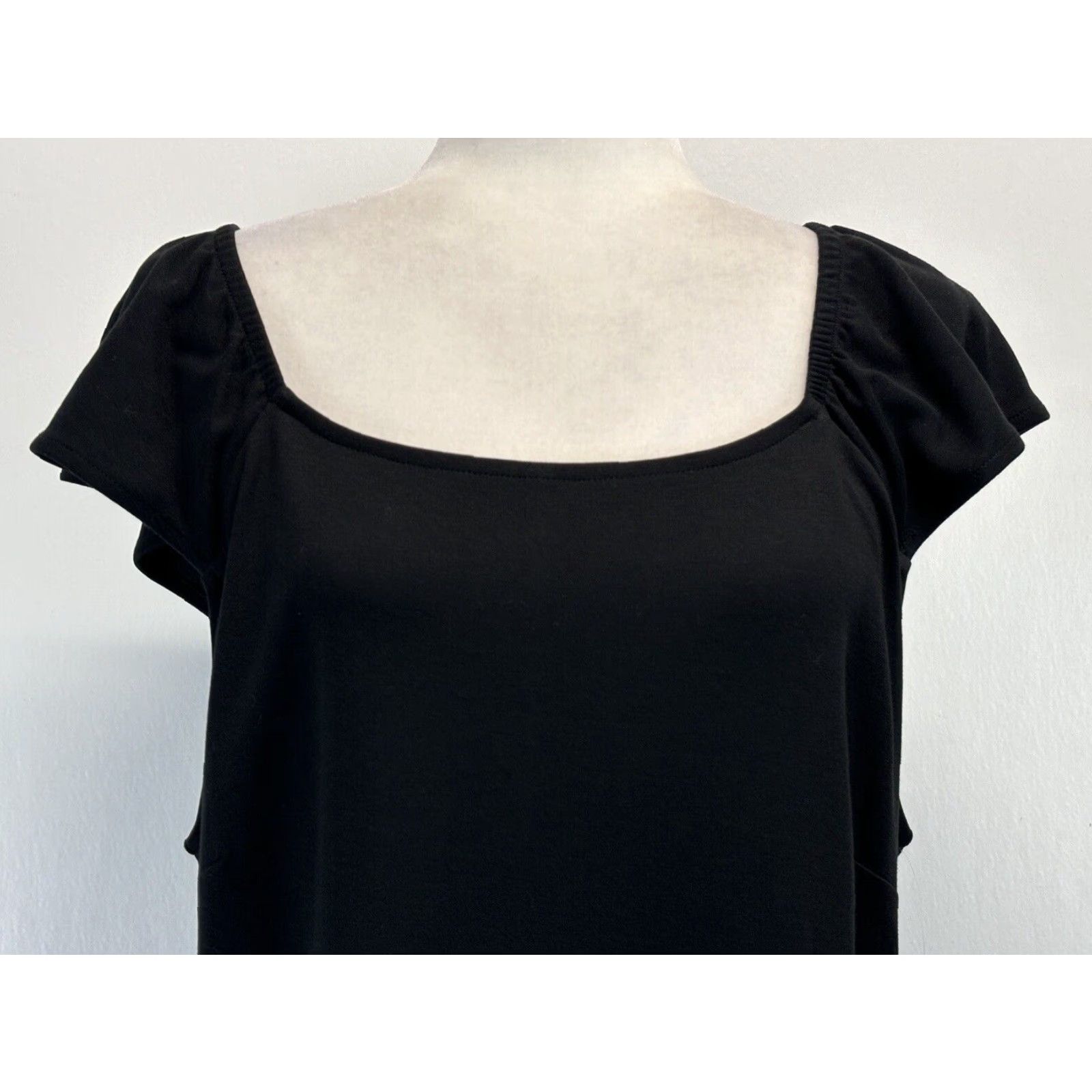 Old Navy Old Navy Black Dress, Extra Large, XL, Capsule, Knee Length, Cap Sleeve Size XL / US 12-14 / IT 48-50 - 5 Thumbnail
